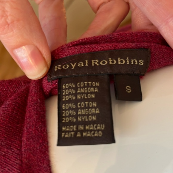 [S] Royal Robbins Cardigan Angora Blend - Picture 5 of 6